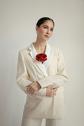 Women's White Tailored Blazer
