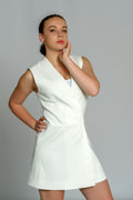 Women's White Sleeveless Summer Dress