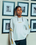 Women's White Streetwear Hoodie