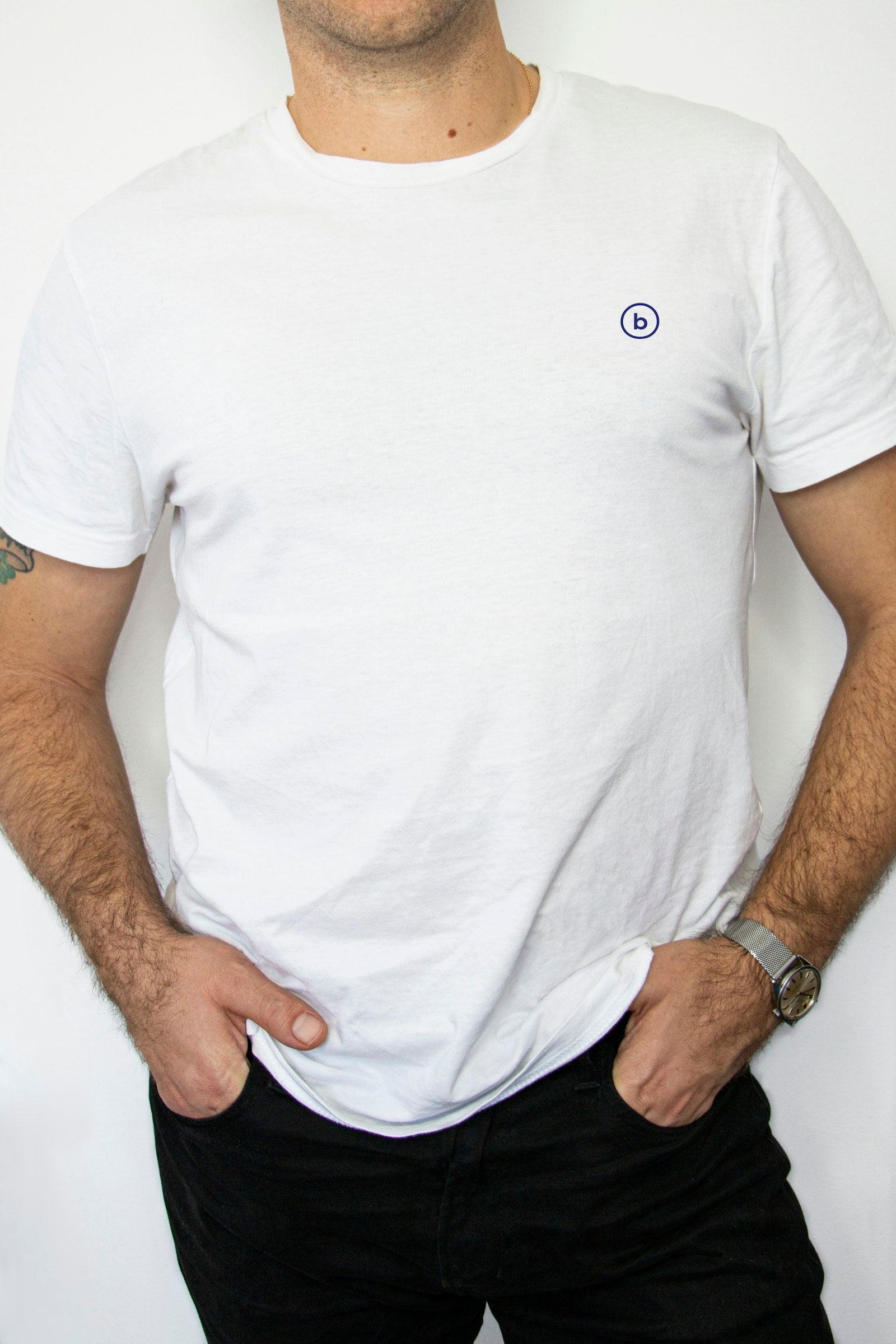 [OFF] Men's White Essential T-Shirt